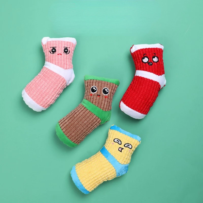 Funny Interactive Dog Toys for Small Medium Dogs Socks Slipper Squeaker Toy Puppy Chew Toys Bite Resistant Pet Toy For Dogs
Funny Interactive Dog Toys for Small Medium Dogs Socks Slipper Squeaker Toy Puppy Chew Toys Bite Resistant Pet Toy For Dogs
