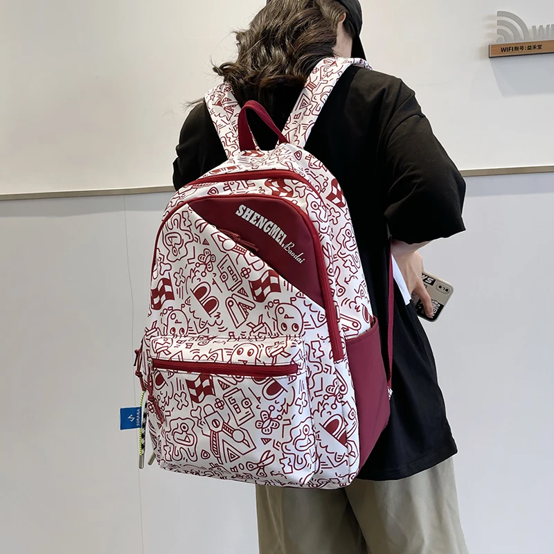 Schoolbag girldoodle instagram Harajuku junior high school high school backpack large capacity Japanese college student backpack
Schoolbag girldoodle instagram Harajuku junior high school high school backpack large capacity Japanese college student backpack