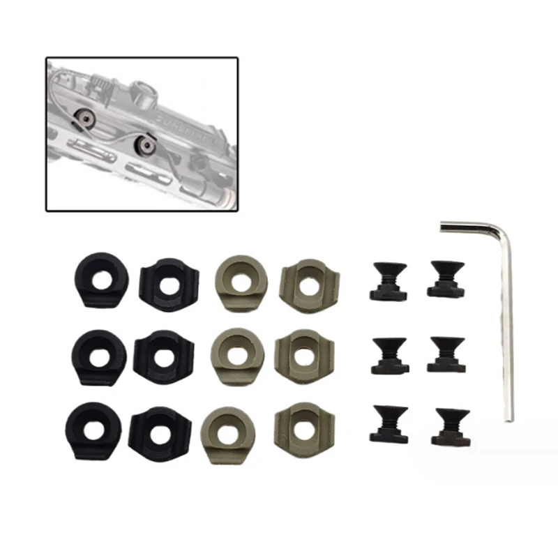 Tactical 6PCS Nylon Cable Management MLOK Wire Guide System For M300 M600 PEQ DBAL-A2 Flashlight Switch Cable Clip
Tactical 6PCS Nylon Cable Management MLOK Wire Guide System For M300 M600 PEQ DBAL-A2 Flashlight Switch Cable Clip