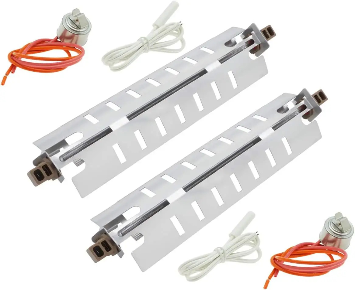 WR51X10055 Refrigerator Defrost Heater Kit Temperature Sensor WR55X10025 High Limit Thermostat WR50X10068
WR51X10055 Refrigerator Defrost Heater Kit Temperature Sensor WR55X10025 High Limit Thermostat WR50X10068