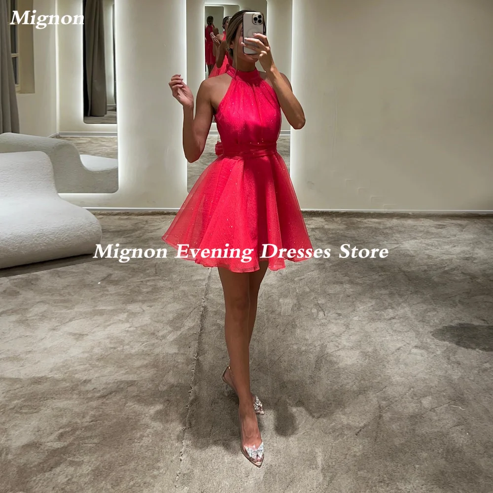 Mignon Tulle Scoop Neckline A-line Short Prom Gown Ruffle Knee-length Formal Elegant Evening Party Dress for Women 2023
Mignon Tulle Scoop Neckline A-line Short Prom Gown Ruffle Knee-length Formal Elegant Evening Party Dress for Women 2023