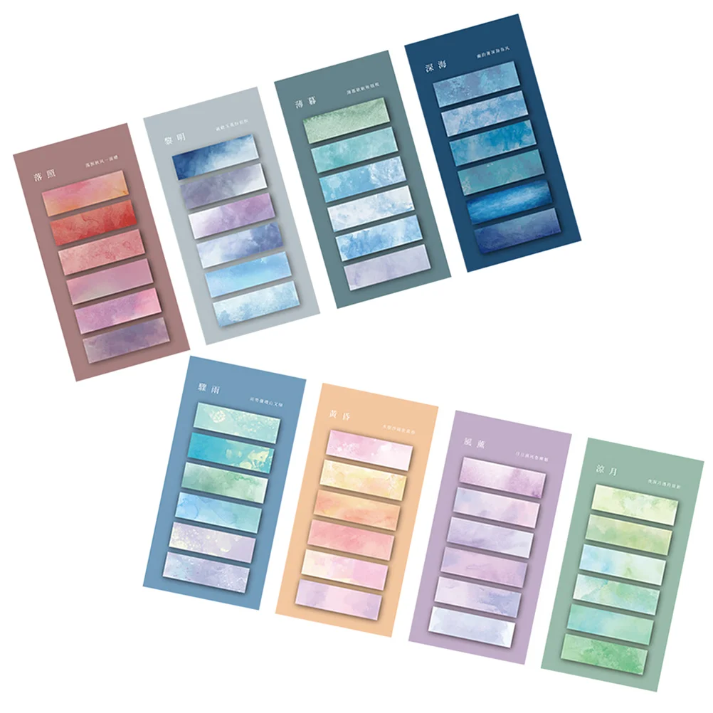 8 Sets Note Pads Divider Tabs Stick On Book Binder Paper For Annotating Books Transparent Sticky Girl
8 Sets Note Pads Divider Tabs Stick On Book Binder Paper For Annotating Books Transparent Sticky Girl