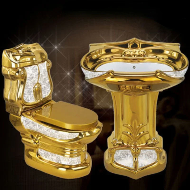 European gold-plated tuhao gold retro gold relief color bathroom mute large caliber
European gold-plated tuhao gold retro gold relief color bathroom mute large caliber