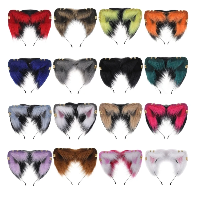 Cartoon Plush Cat Ear Hair Hoop with Ear Studded Decors Halloween Party Headgear for Adults Teenagers Boys Girls
Cartoon Plush Cat Ear Hair Hoop with Ear Studded Decors Halloween Party Headgear for Adults Teenagers Boys Girls