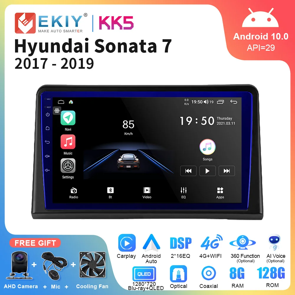 EKIY KK5 QLED Android For Hyundai Sonata 7 LF 2017-2019 Car Radio Multimedia Video Player Auto Navigation GPS 2din DVD Head Unit
EKIY KK5 QLED Android For Hyundai Sonata 7 LF 2017-2019 Car Radio Multimedia Video Player Auto Navigation GPS 2din DVD Head Unit