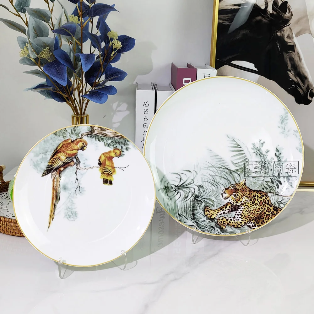 Round Ceramic Steak Plate Wedding Gift Party Gift 8 Inch 10 Inch Dish Plate Bird Conglin Bone China Ceramic Kitchen Tableware
Round Ceramic Steak Plate Wedding Gift Party Gift 8 Inch 10 Inch Dish Plate Bird Conglin Bone China Ceramic Kitchen Tableware