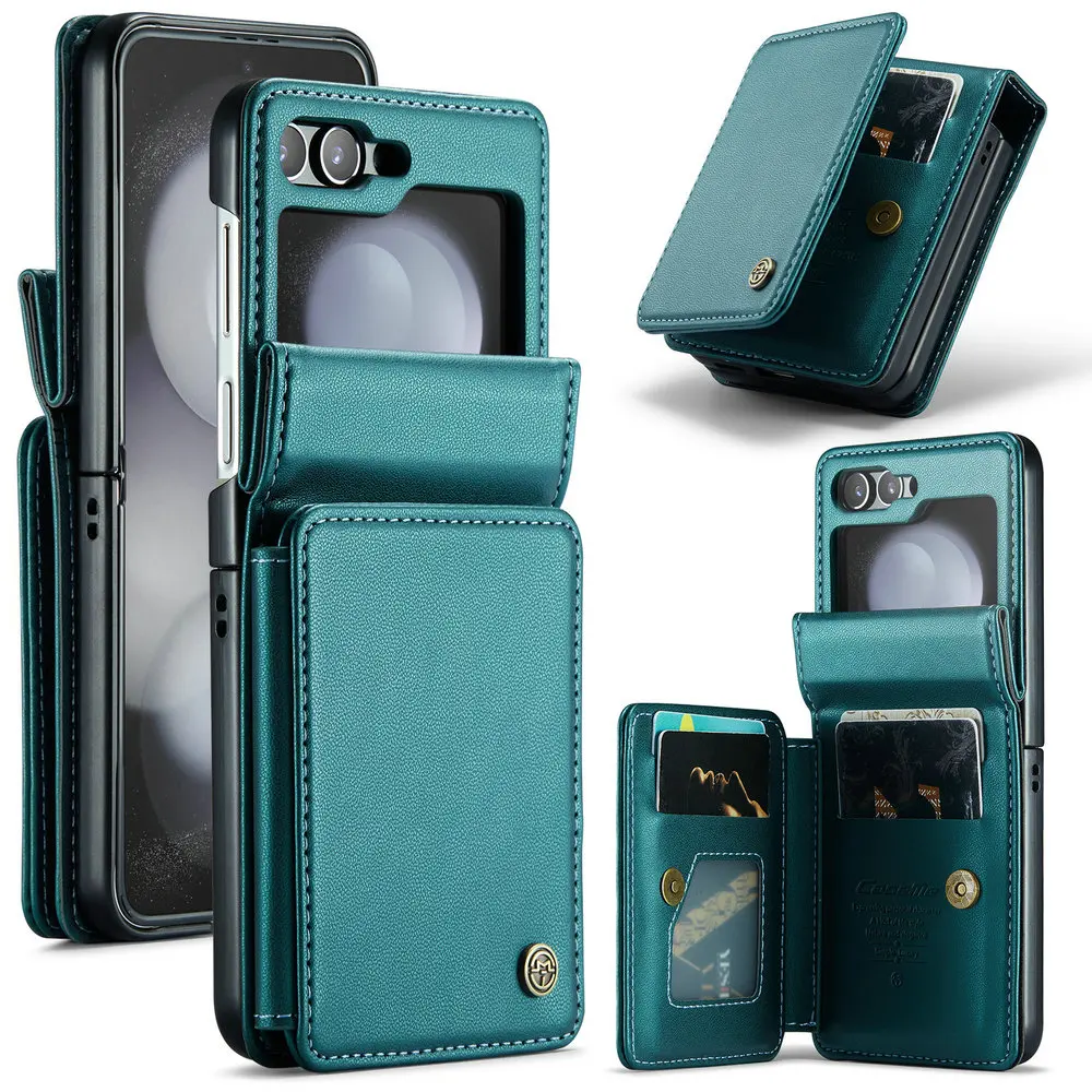 ZFlip 5 5G 2023 Luxury Case RFID Blocking Leather 360 Protect Book Etui for Samsung Galaxy Z Flip 5 Flip5 Card Back Cover Coque
ZFlip 5 5G 2023 Luxury Case RFID Blocking Leather 360 Protect Book Etui for Samsung Galaxy Z Flip 5 Flip5 Card Back Cover Coque