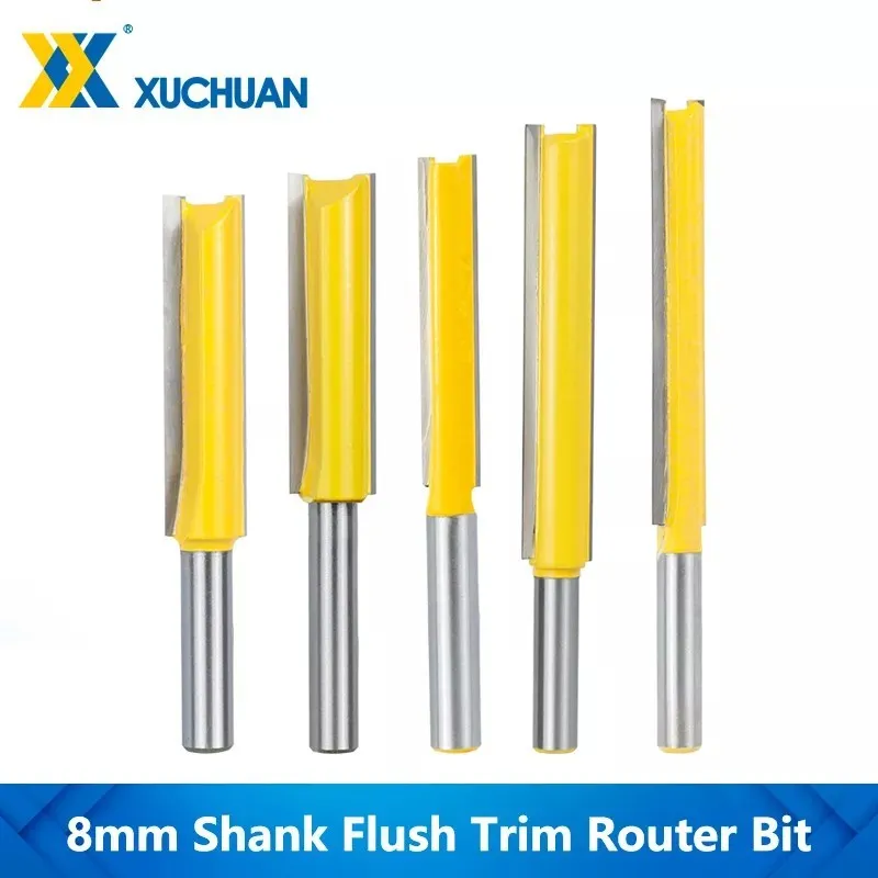 Flush Trim Router Bit Long 50-76mm Wood Router Bit 8mm Shank Straight End Mill For Woodworking Engraving Tools Tenon Cutter
Flush Trim Router Bit Long 50-76mm Wood Router Bit 8mm Shank Straight End Mill For Woodworking Engraving Tools Tenon Cutter