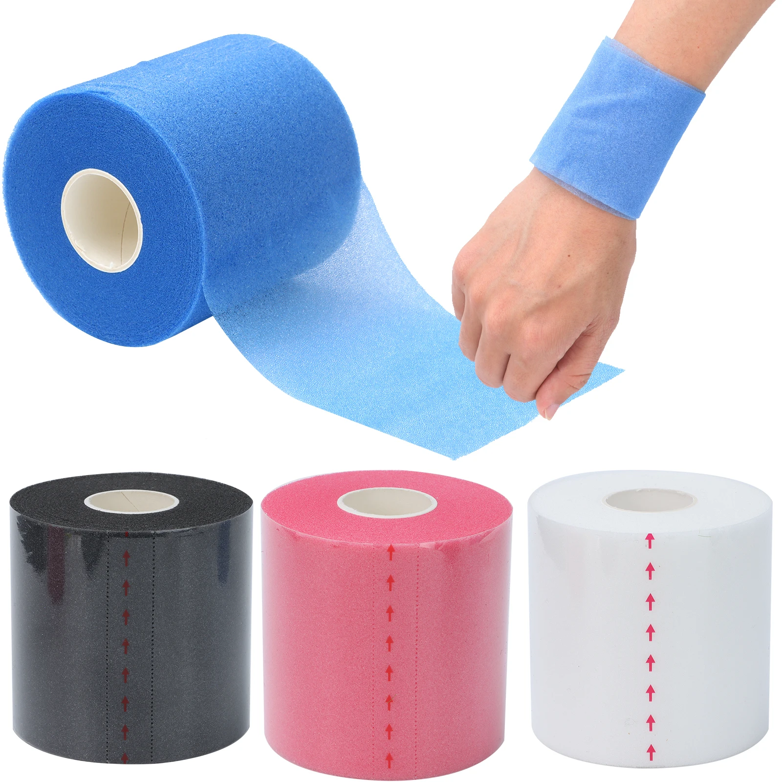 4 Rolls Underwrap Athletic Pre Wrap Elastic Sports Tape 2.5 Inch X 30 Ya Badminton Racket Shock Absorbing Cushion Film
4 Rolls Underwrap Athletic Pre Wrap Elastic Sports Tape 2.5 Inch X 30 Ya Badminton Racket Shock Absorbing Cushion Film