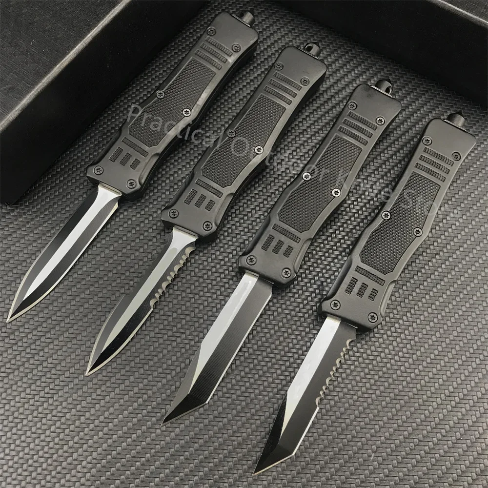 

Multifunction MICR 616t Combat Troo OTF Pocket Knife Tactical Gear 440C Blade Survival EDC Tools Outdoor Camping Hunting Knives