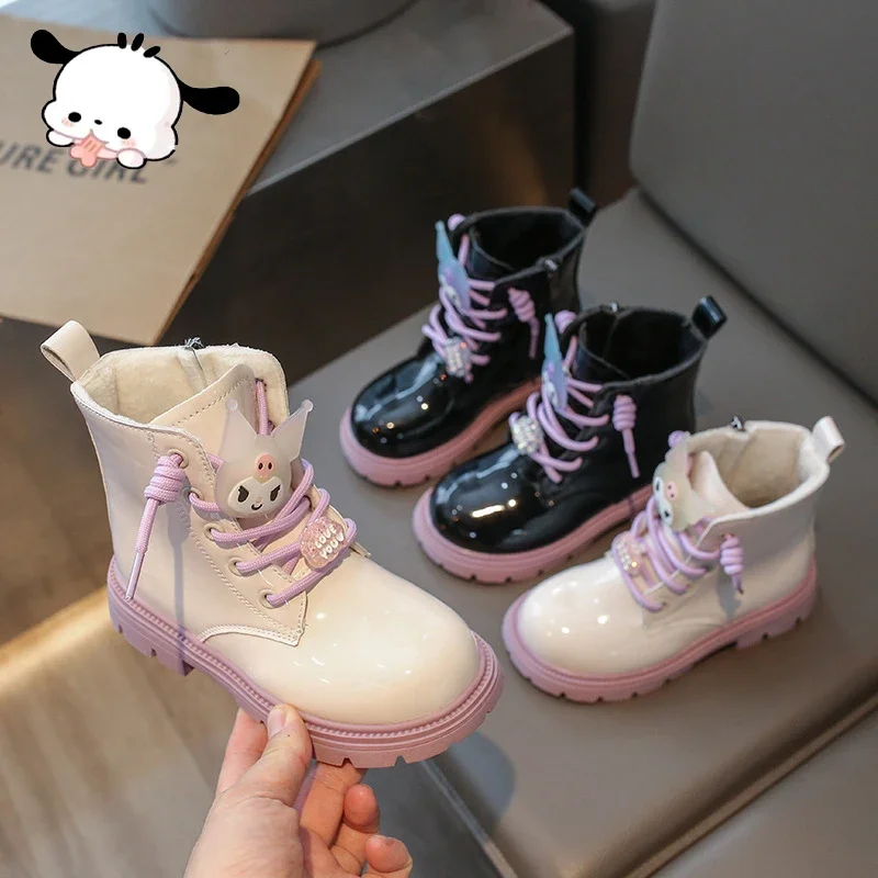 Sanrio Cinnamoroll Kuromi My Melody Kawaii Cartoon Children's Martin Boots Fall and Winter New Students Padded Warm Cotton Boots
Sanrio Cinnamoroll Kuromi My Melody Kawaii Cartoon Children's Martin Boots Fall and Winter New Students Padded Warm Cotton Boots