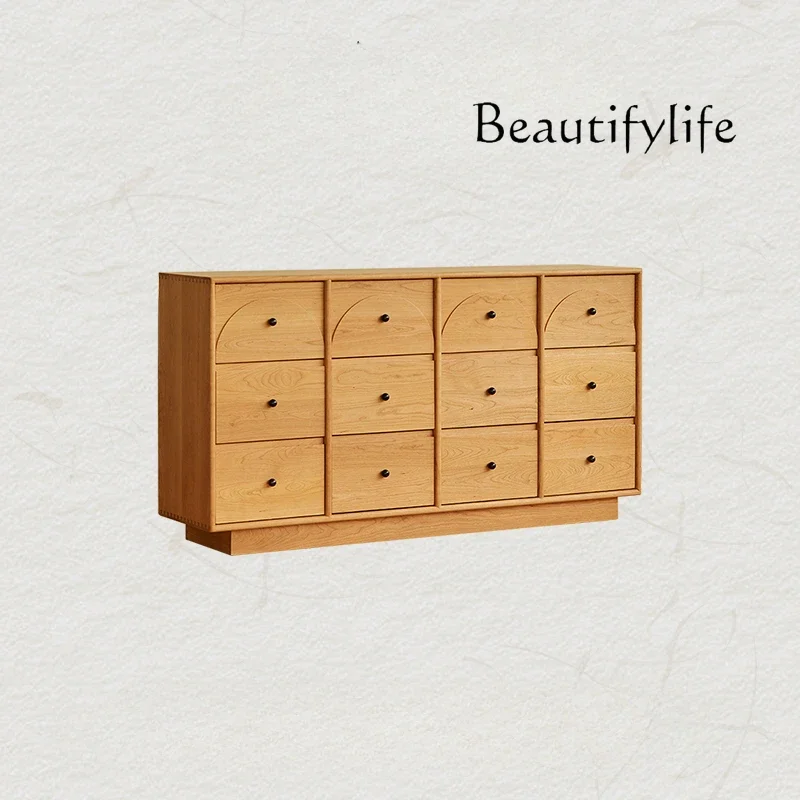 Cherrywood Twelve Chest of Drawers Bedroom Tailstock Solid Wood Floor Sideboard Cabinet Storage Cabinet
Cherrywood Twelve Chest of Drawers Bedroom Tailstock Solid Wood Floor Sideboard Cabinet Storage Cabinet