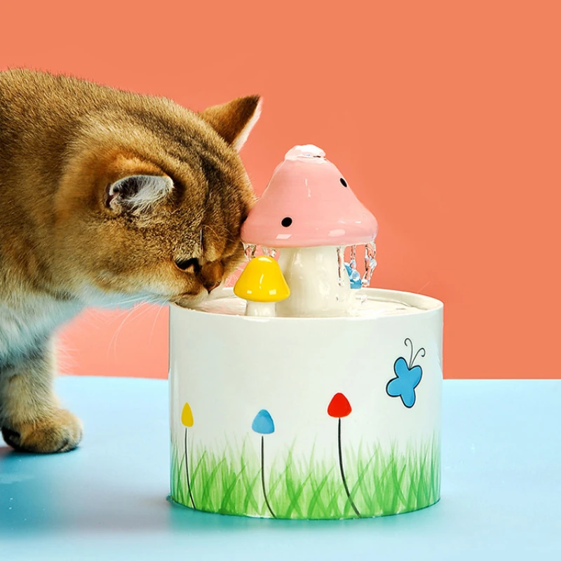 Intelligent Pet Water Dispenser Ceramic Color Automatic Water Feeder Cat Water Bowl Circulating Filtration Cat Water Fountain
Intelligent Pet Water Dispenser Ceramic Color Automatic Water Feeder Cat Water Bowl Circulating Filtration Cat Water Fountain