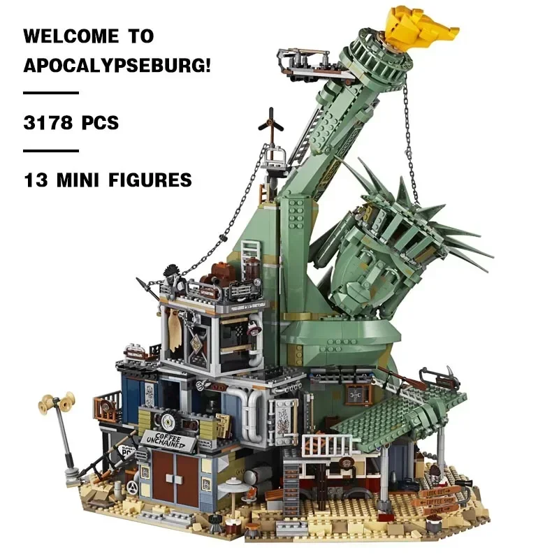 Movie 2 Series Model Welcome To Apocalypseburg Compatible 70840 45014 Building Blocks Bricks DIY Toys Birthday Christmas Gift
Movie 2 Series Model Welcome To Apocalypseburg Compatible 70840 45014 Building Blocks Bricks DIY Toys Birthday Christmas Gift