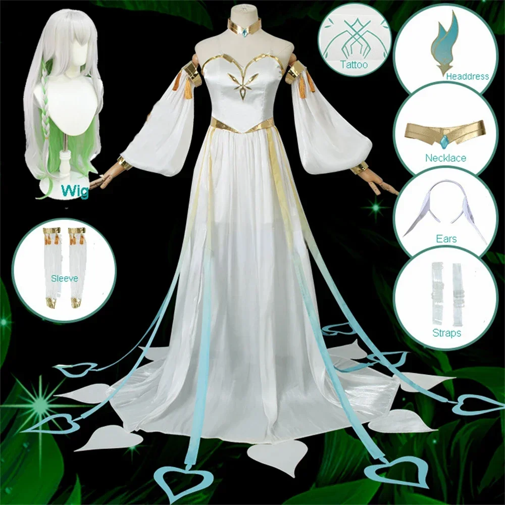 Rukkhadevata Cosplay Genshin Impact The Greater Lord Rukkhadevata Cosplay Costume Uniform Wig Party Outfit Women Suit Nahida
Rukkhadevata Cosplay Genshin Impact The Greater Lord Rukkhadevata Cosplay Costume Uniform Wig Party Outfit Women Suit Nahida