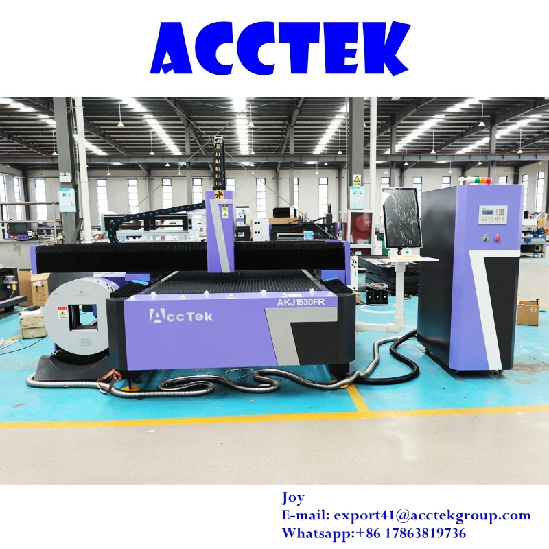 AccTek Fiber Laser Cutting Machine Manufacturer CNC Laser For Metal Plate And Tube Rotary Axis Metal Laser Cutter
AccTek Fiber Laser Cutting Machine Manufacturer CNC Laser For Metal Plate And Tube Rotary Axis Metal Laser Cutter