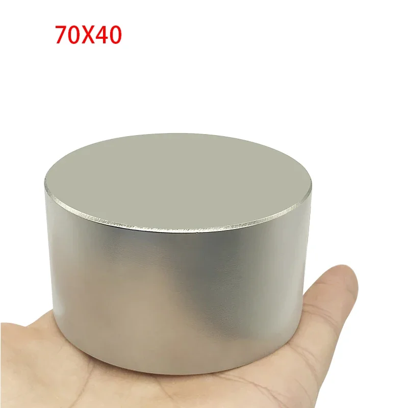 1pcs Neodymium Magnet N52 70x40mm Super Strong Round Magnet Rare Earth NdFeb 70*40mm Strongest Permanent Powerful Magnetic Block
1pcs Neodymium Magnet N52 70x40mm Super Strong Round Magnet Rare Earth NdFeb 70*40mm Strongest Permanent Powerful Magnetic Block