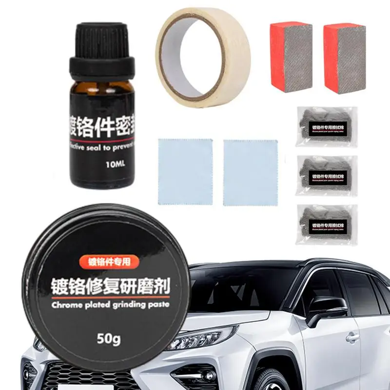 Chrome Polish & Rust Remover Quickly Refurbish Oxidation Rust Chrome Restore High Hardness Polish On RVs Bumpers Boats
Chrome Polish & Rust Remover Quickly Refurbish Oxidation Rust Chrome Restore High Hardness Polish On RVs Bumpers Boats