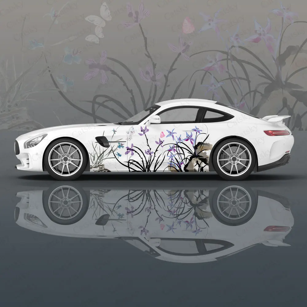 Custom Ink Orchid Car Graphic Decal Protect Color Full Body Vinyl Wrap Modern Design Image Wrap Sticker Decorative Car Decal
Custom Ink Orchid Car Graphic Decal Protect Color Full Body Vinyl Wrap Modern Design Image Wrap Sticker Decorative Car Decal