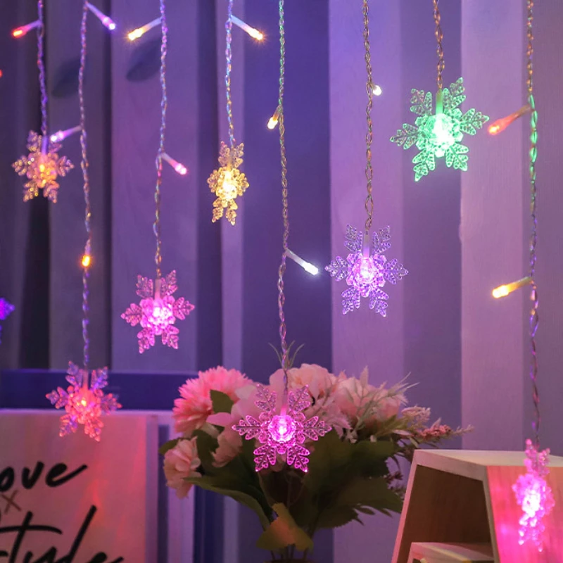 2024 Christmas Snowflake Curtain Fairy LED String Lights Decor Holiday Party Decoration Indoor/Outdoor Wave Lighting New Year's
2024 Christmas Snowflake Curtain Fairy LED String Lights Decor Holiday Party Decoration Indoor/Outdoor Wave Lighting New Year's