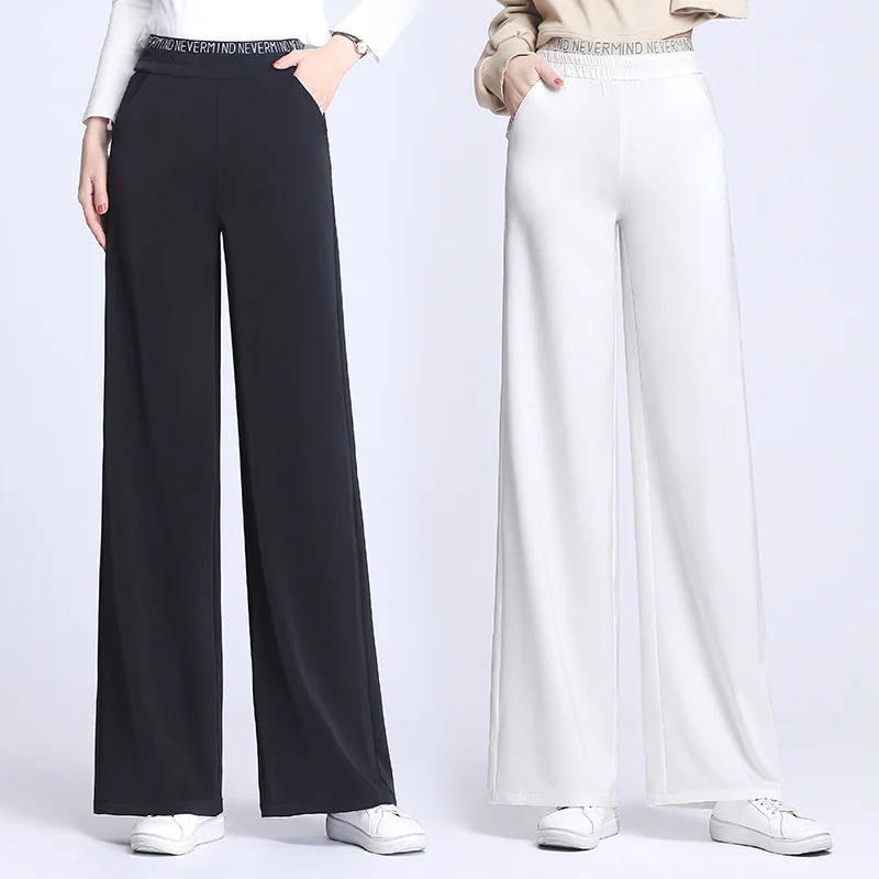 Women Wide Leg Pants Sports Elastic Waist Sweatpants Straight for Female Summer Casual Trousers Large Size M 9XL
Women Wide Leg Pants Sports Elastic Waist Sweatpants Straight for Female Summer Casual Trousers Large Size M 9XL
