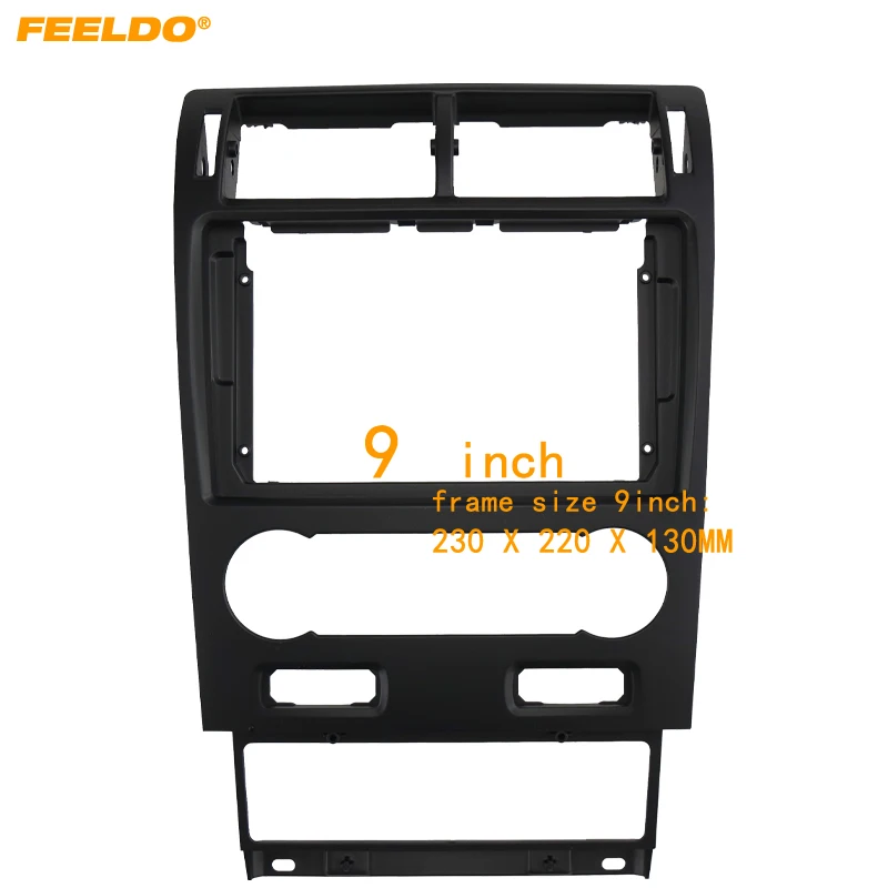 FEELDO Car 2Din Audio Face Plate Fascia Frame For Ford Mondeo 04-07 9" Big Screen Radio Stereo Panel Dash Mount Refitting Kit
FEELDO Car 2Din Audio Face Plate Fascia Frame For Ford Mondeo 04-07 9" Big Screen Radio Stereo Panel Dash Mount Refitting Kit