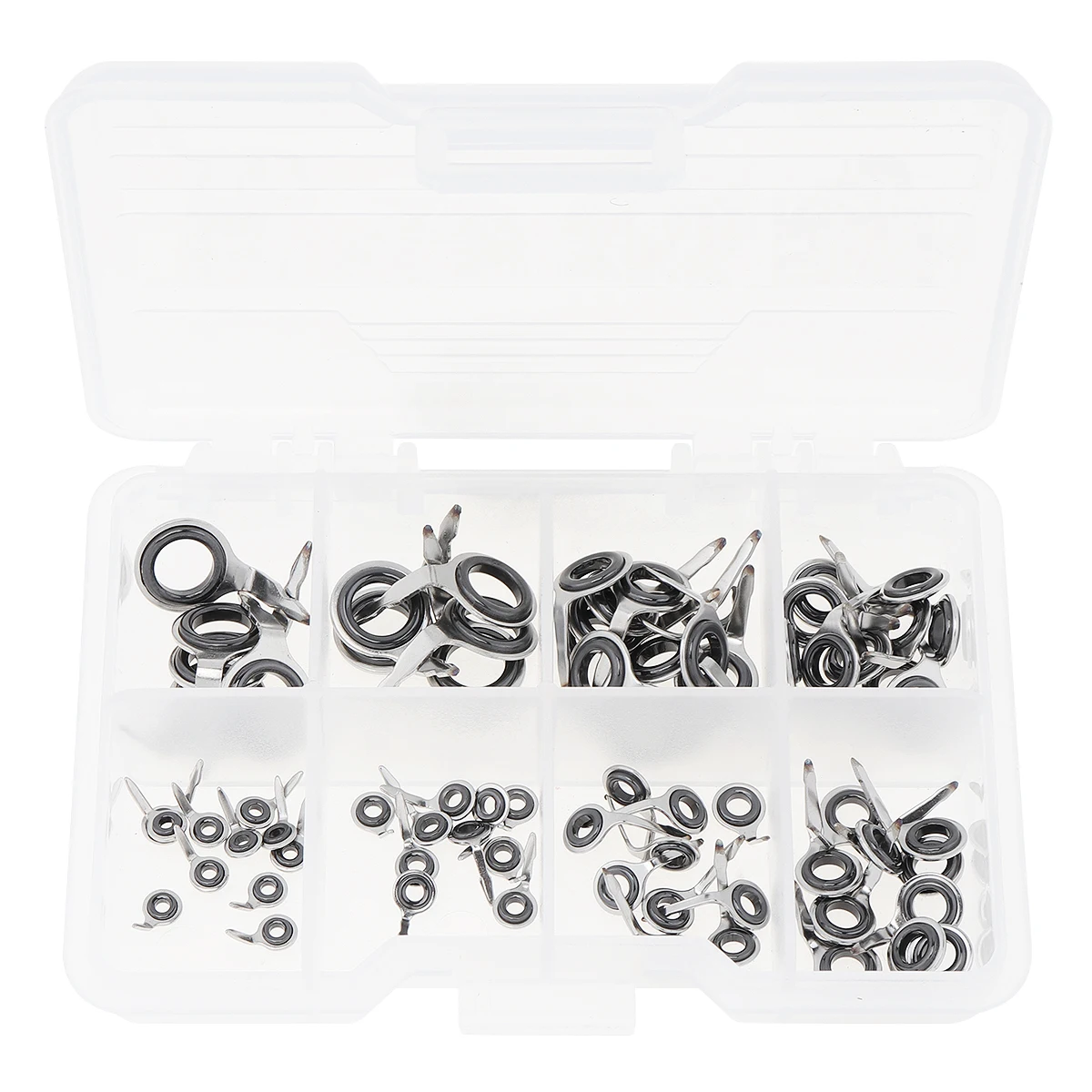 42 / 70pcs Lure Fishing Rod Guides Mixed Size 3-10# Ceramic Rings Raft Fishing Rod Line Guide Repair Kit
42 / 70pcs Lure Fishing Rod Guides Mixed Size 3-10# Ceramic Rings Raft Fishing Rod Line Guide Repair Kit