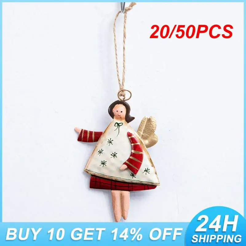 20/50PCS Wrought Iron Angel Pendant Smooth Glamorous Christmas Ornaments Angel Christmas Tree Ornament High Demand
20/50PCS Wrought Iron Angel Pendant Smooth Glamorous Christmas Ornaments Angel Christmas Tree Ornament High Demand