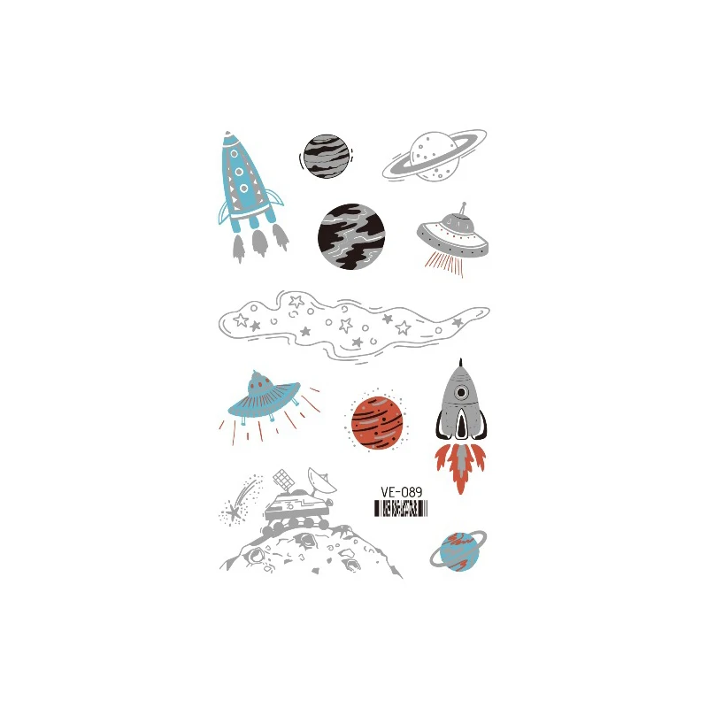 Children Cute Cartoon Universe Planet Temporary Tattoo Stickers Star Sun Moon Kids Body Makeup Sticker Tatto Satellite Women Men
Children Cute Cartoon Universe Planet Temporary Tattoo Stickers Star Sun Moon Kids Body Makeup Sticker Tatto Satellite Women Men