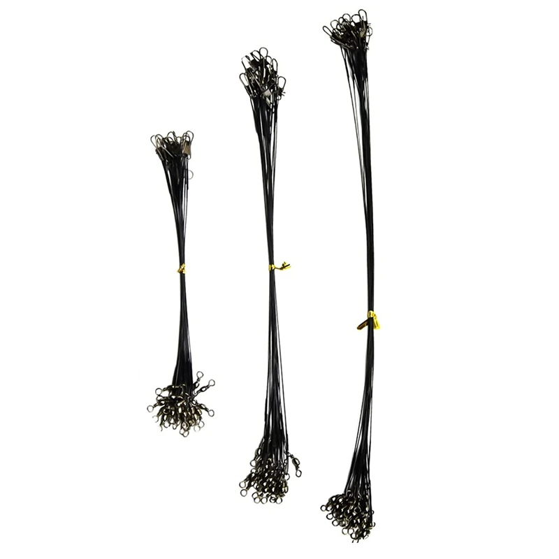 72Pcs Anti-Bite Fishing Wire Trace Leaders Lure Wire Trace Pike Traces Wire 15cm 20cm 25cm Trace Leaders with Snap
72Pcs Anti-Bite Fishing Wire Trace Leaders Lure Wire Trace Pike Traces Wire 15cm 20cm 25cm Trace Leaders with Snap