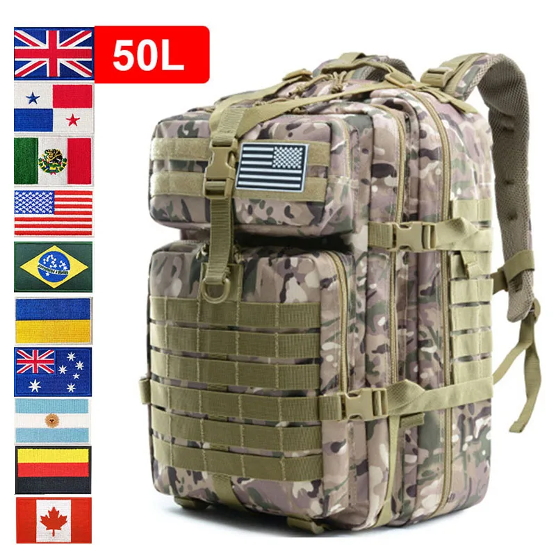 30L/50L Outdoor Hiking Backpacks Men Outdoor Travel Camping Rucksack Waterproof Fishing Bag Sports Military Hiking Equipment
30L/50L Outdoor Hiking Backpacks Men Outdoor Travel Camping Rucksack Waterproof Fishing Bag Sports Military Hiking Equipment