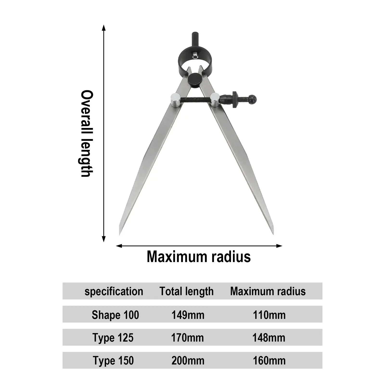 Leather Processing Measuring Tool Measuring Tool Carbon Steel Leather Divider Package Contents Pointed Divider Tips
Leather Processing Measuring Tool Measuring Tool Carbon Steel Leather Divider Package Contents Pointed Divider Tips