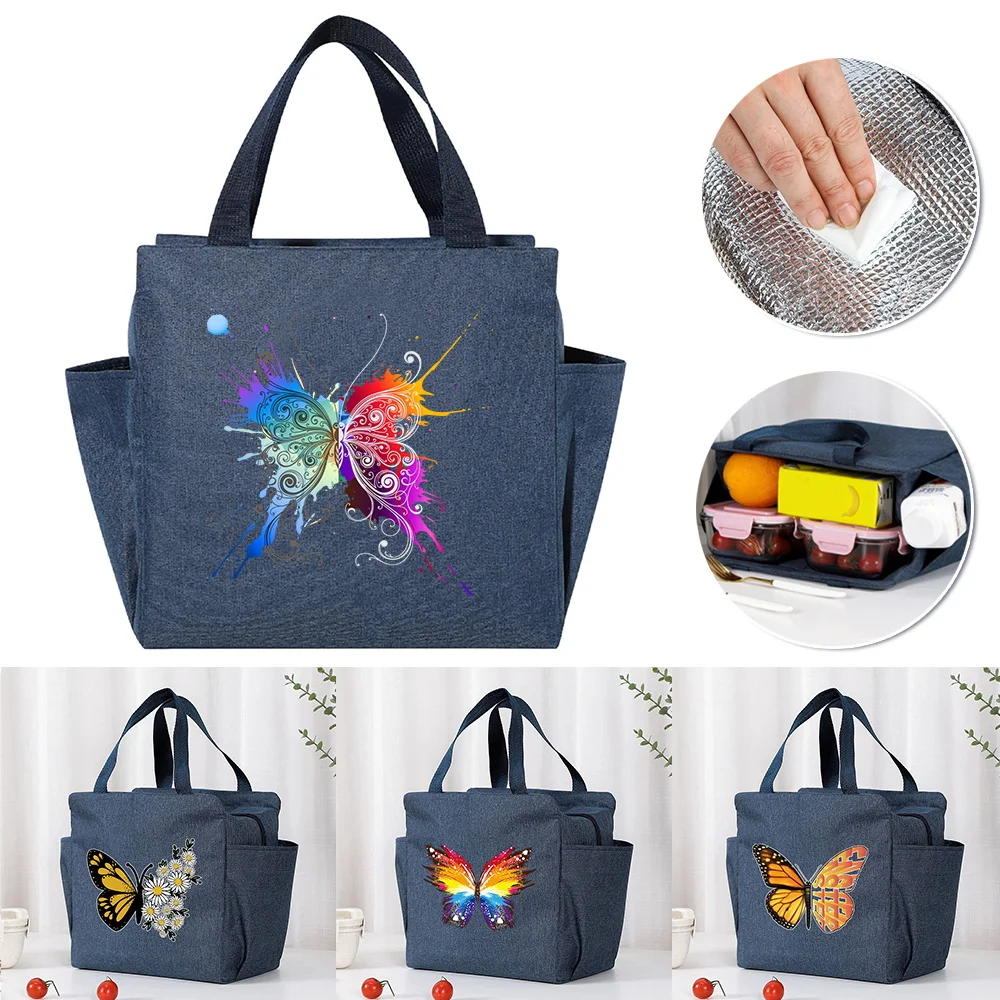 Lunch Bag Waterproof Insulated Canvas Large Capacity Cooler Bag Thermal Food Picnic Lunch Bag for Women Kids Butterfly Pattern
Lunch Bag Waterproof Insulated Canvas Large Capacity Cooler Bag Thermal Food Picnic Lunch Bag for Women Kids Butterfly Pattern
