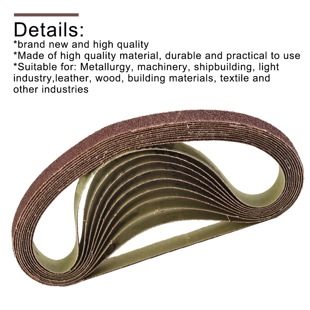 10pcs 15*452mm Grinding And Polishing Replacement Sanding Belt 60-600-Grit For M10 Sander Adapter Polishing Machine
10pcs 15*452mm Grinding And Polishing Replacement Sanding Belt 60-600-Grit For M10 Sander Adapter Polishing Machine