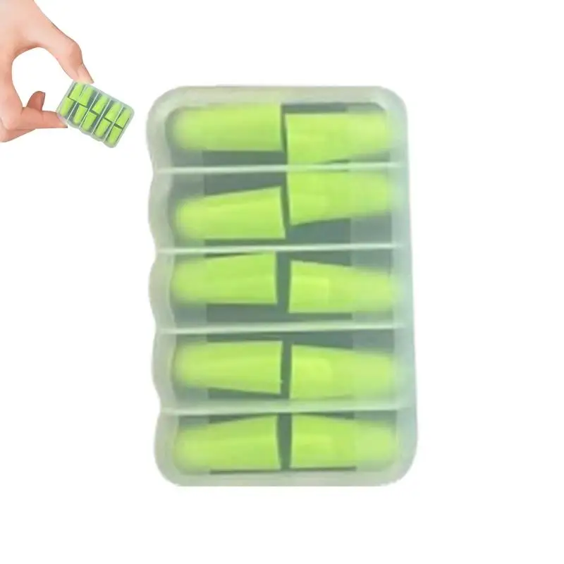 

Earplugs Noise Cancelling 5 Pairs Of Comfortable Sleeping Ear Plugs Reusable Sponge Ear Plugs Multifunctional Noise Reducing