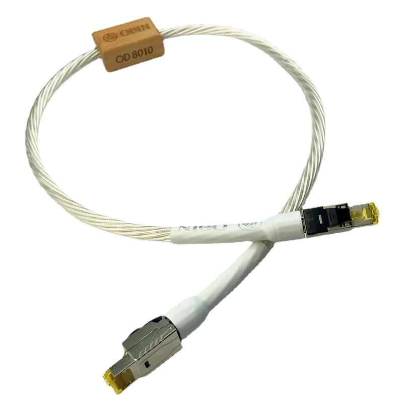 Новый Ethernet-Кабель ODIN Cat8, скоростные Аудиокабели Lan Hi-Fi, сетевой Соединительный кабель RJ45 с высокочистым посеребренным проводником
Новый Ethernet-Кабель ODIN Cat8, скоростные Аудиокабели Lan Hi-Fi, сетевой Соединительный кабель RJ45 с высокочистым посеребренным проводником