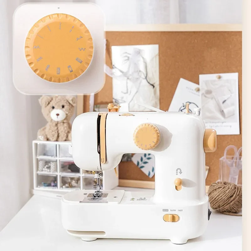 LED Electric Sewing Machine for Beginners Portable Household Light Foot Pedal with 10 Stitches 
LED Electric Sewing Machine for Beginners Portable Household Light Foot Pedal with 10 Stitches