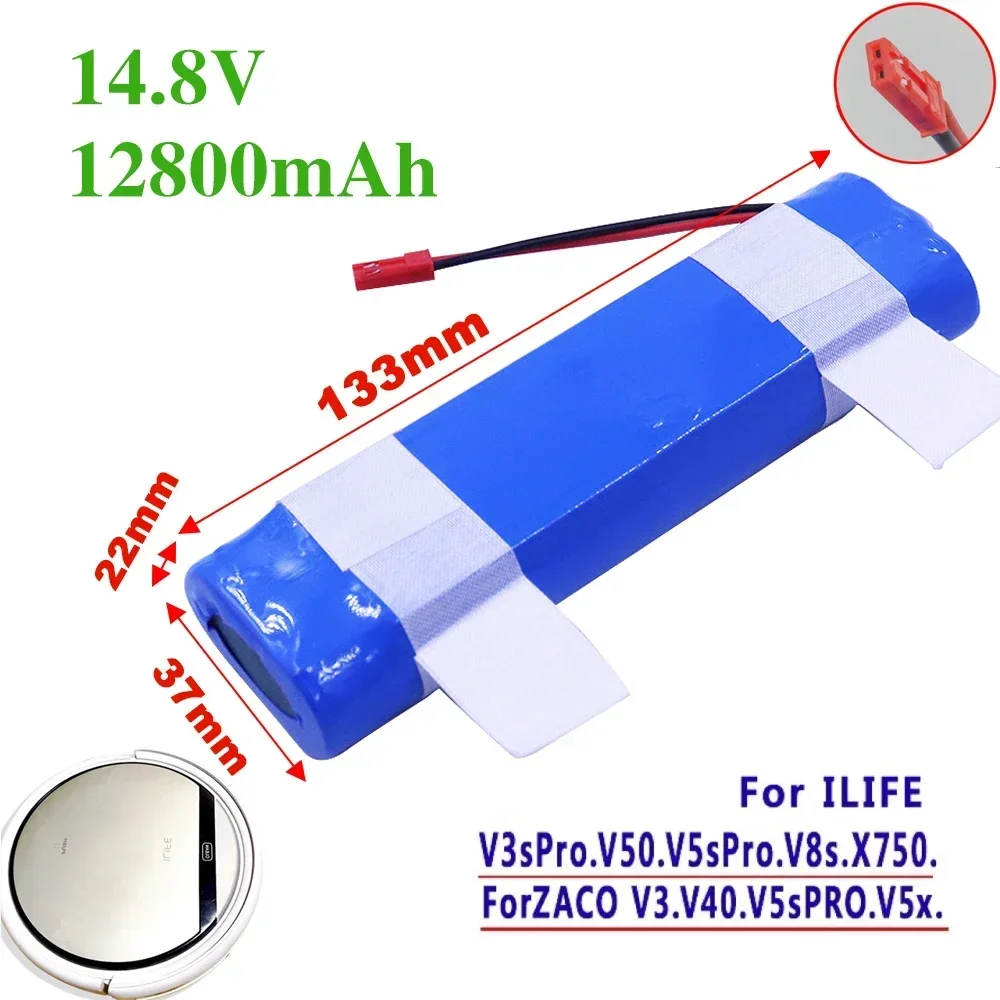 Genuine 14.8V 68000mah 9800Mah 18650 Lithium Battery For ILIFE V3s Pro, V50, V5s Pro, V8s, X750 Robot Vacuum Cleaner Battery
Genuine 14.8V 68000mah 9800Mah 18650 Lithium Battery For ILIFE V3s Pro, V50, V5s Pro, V8s, X750 Robot Vacuum Cleaner Battery