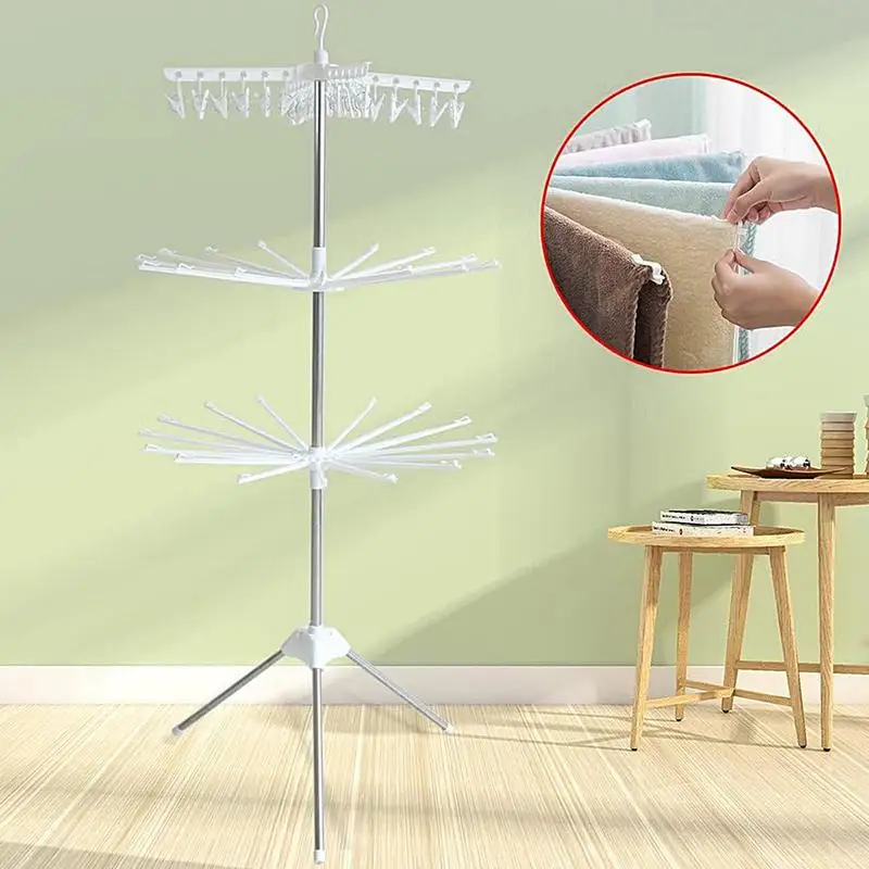 Laundry Racks For Drying Clothes Foldable 3 Tiers Drying Rack With Stainless Steel Indoor Outdoor Laundry Hanger For Towels
Laundry Racks For Drying Clothes Foldable 3 Tiers Drying Rack With Stainless Steel Indoor Outdoor Laundry Hanger For Towels