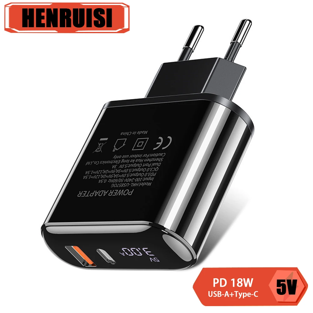 Зарядное устройство USB PD, 18 Вт, 5 А, адаптер питания для быстрой зарядки, Type C, портативное быстрое зарядное устройство для iPhone 15, Xiaomi, Huawei
Зарядное устройство USB PD, 18 Вт, 5 А, адаптер питания для быстрой зарядки, Type C, портативное быстрое зарядное устройство для iPhone 15, Xiaomi, Huawei