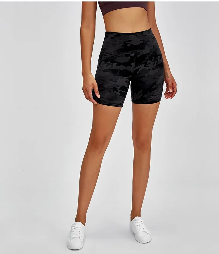 

Same Akig Women's Sports High Waist Fitness Hip Lift High Elastic Shaping Sweat-absorbing Breathable Lulu Yoga Shorts