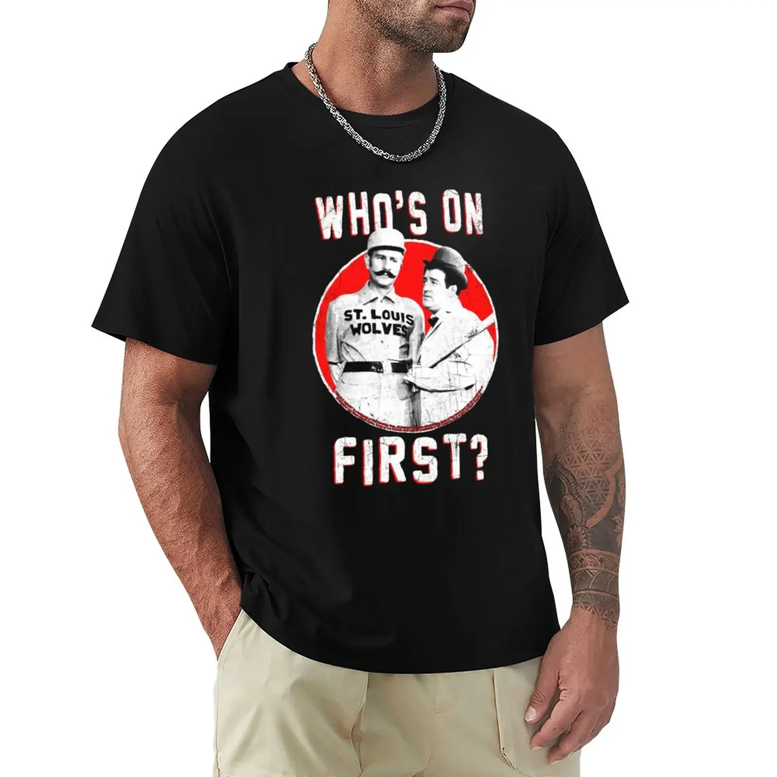 ABBOTT AND COSTELLO FIRST T-Shirt cute tops black t shirts funny t shirts custom t shirts men clothing
ABBOTT AND COSTELLO FIRST T-Shirt cute tops black t shirts funny t shirts custom t shirts men clothing