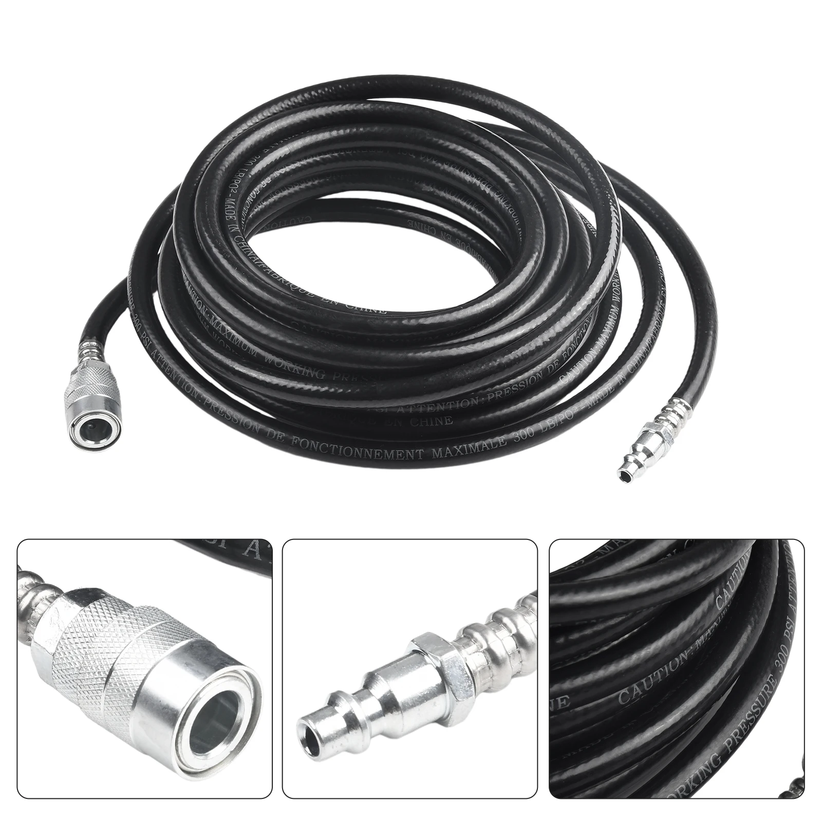 Air Compressor Hose 24.6ft PVC Pneumatic Accessories With Quick Connect Air Hose For Pneumatic Tools Air Compression Pumps
Air Compressor Hose 24.6ft PVC Pneumatic Accessories With Quick Connect Air Hose For Pneumatic Tools Air Compression Pumps