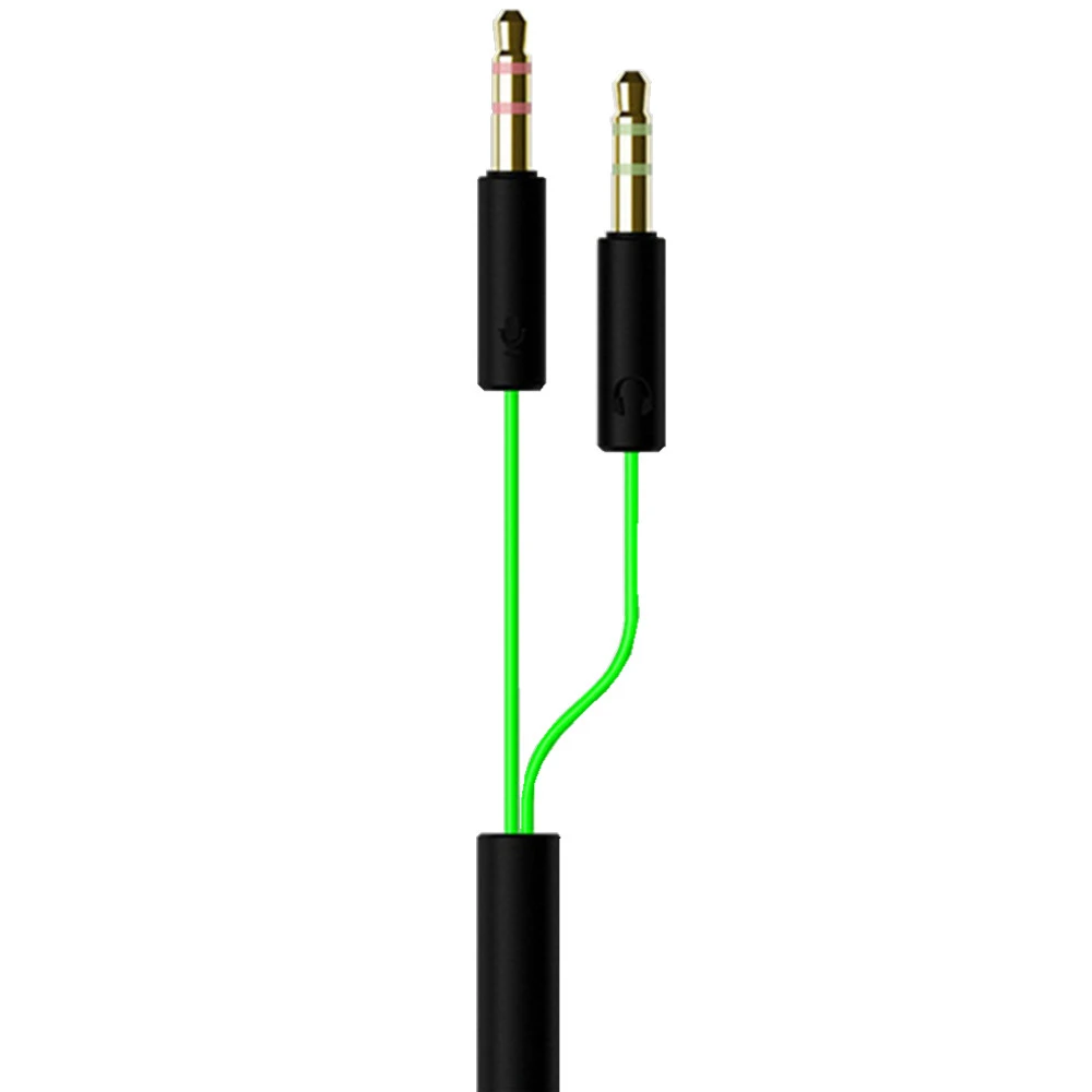 Replacement Y-Shape Audio Microphone PC Splitter Cable Extension Cord Wire Line for Razer Hammerhead Pro Duo V2 Earphones
Replacement Y-Shape Audio Microphone PC Splitter Cable Extension Cord Wire Line for Razer Hammerhead Pro Duo V2 Earphones