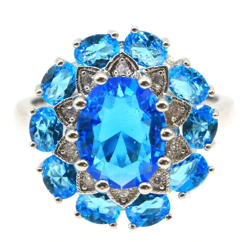6g 925 SOLID STERLING SILVER Ring New Statement Swiss Blue Topaz Pink Morganite Red Blood Rubies White CZ Jewelry For Woman's
6g 925 SOLID STERLING SILVER Ring New Statement Swiss Blue Topaz Pink Morganite Red Blood Rubies White CZ Jewelry For Woman's