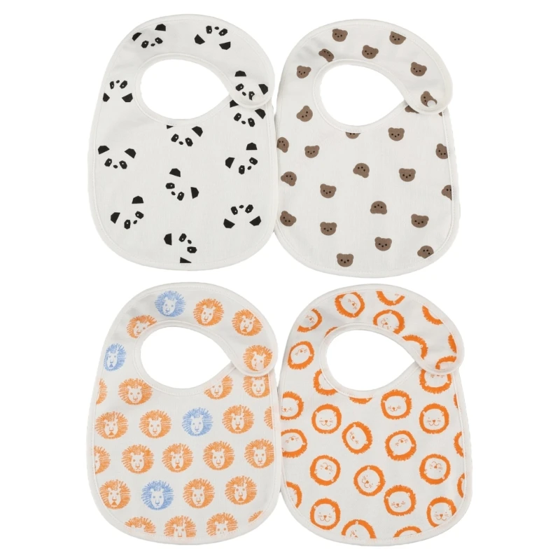 2 шт., детский слюнявчик из дышащего муслина 
2 шт., детский слюнявчик из дышащего муслина