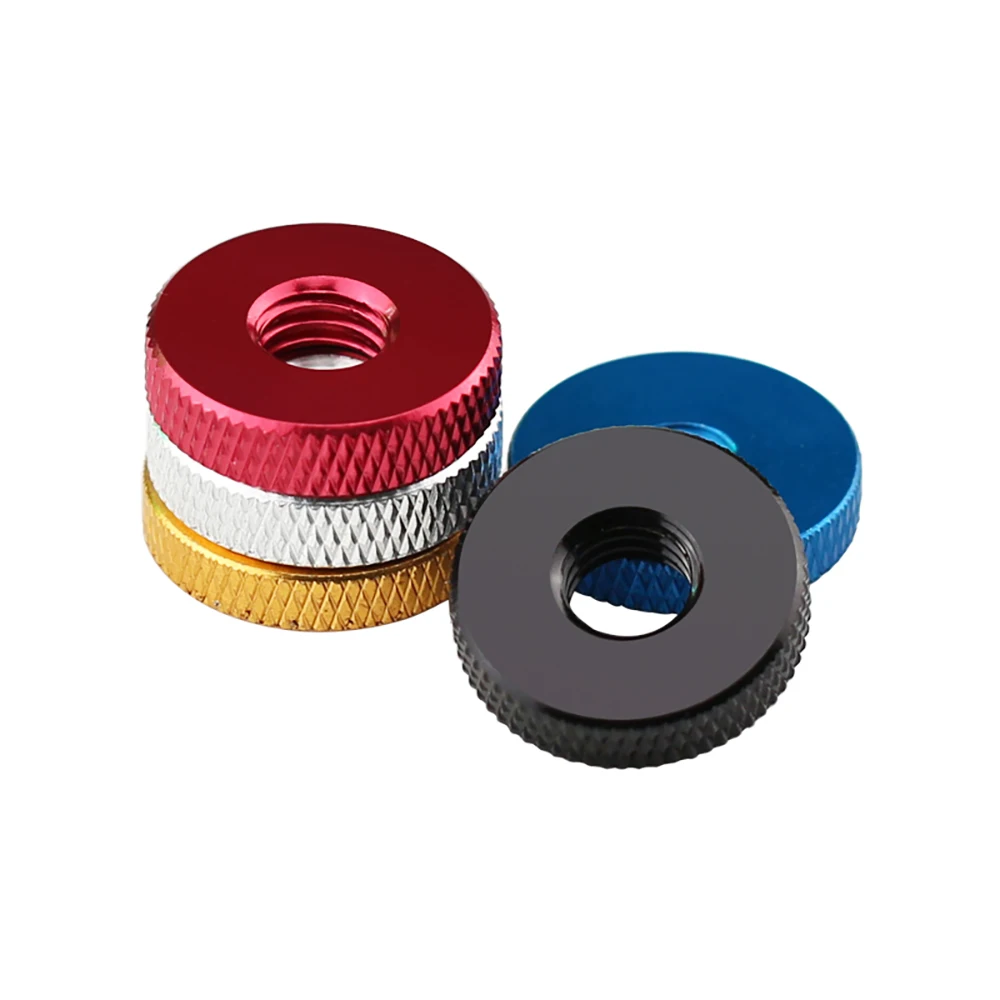 5pcs M5 M6 M8 M10 M14 M16 Colourful Aluminum Alloy Knurled Thumb Nuts Hand Tighten Nut For Locking Airflame FPV RC Model Toys
5pcs M5 M6 M8 M10 M14 M16 Colourful Aluminum Alloy Knurled Thumb Nuts Hand Tighten Nut For Locking Airflame FPV RC Model Toys