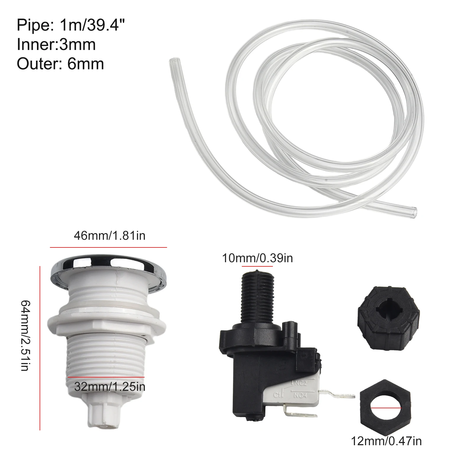 1pcs On/Off Push Button Switch Jetted Jet Bath For Hot Tub Spa Hose Air Pool Air Button 16amp 125-250V For Outdoor Machines Too
1pcs On/Off Push Button Switch Jetted Jet Bath For Hot Tub Spa Hose Air Pool Air Button 16amp 125-250V For Outdoor Machines Too