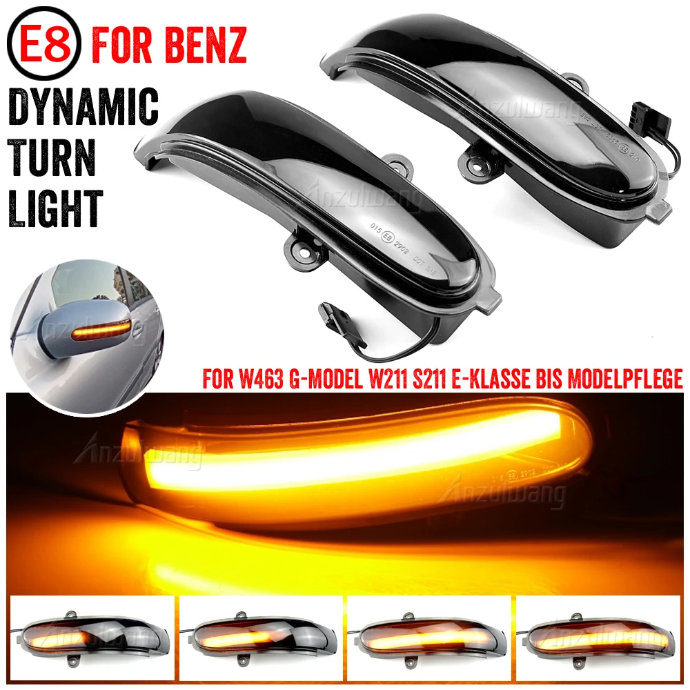 2pcs Flashing Water Dynamic Blinker LED Turn Signal Side Mirror Light For Mercedes Benz C Class W203 W211 S203 CL203 2001-2007 
2pcs Flashing Water Dynamic Blinker LED Turn Signal Side Mirror Light For Mercedes Benz C Class W203 W211 S203 CL203 2001-2007