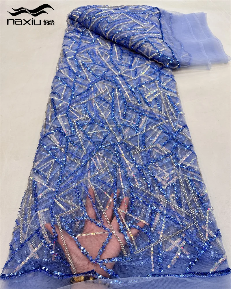 Madison-High-End Embroidery Heavy Groom Lace Fabric, African Nigerian Fabric with Sequin, Wedding Dress Party
Madison-High-End Embroidery Heavy Groom Lace Fabric, African Nigerian Fabric with Sequin, Wedding Dress Party